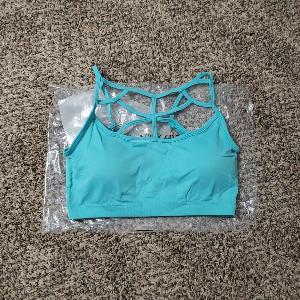 Brand New Zenana Web Detail Mint Bralette L/XL - Picture 8 of 11